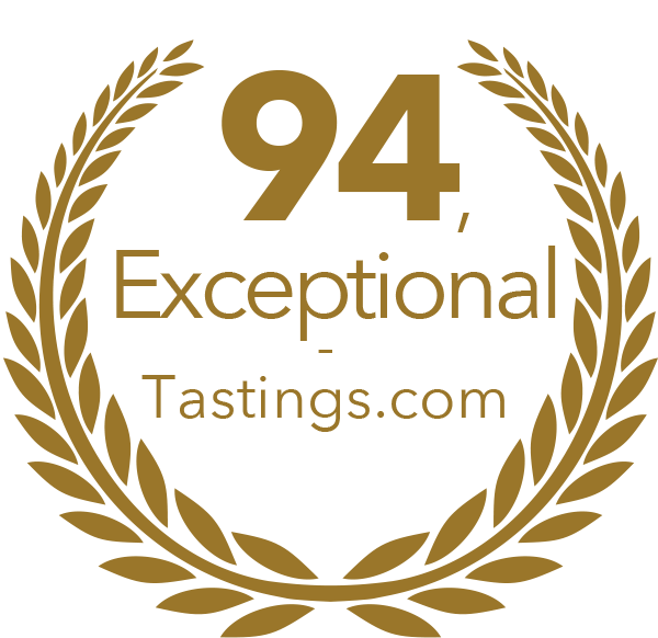 Accolade for The Real McCoy Rum "94 Points, Exceptional" from Tastings.com