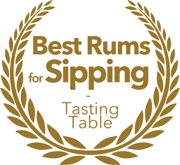 Accolade for The Real McCoy Rum "Best Rums for Sipping" from Tasting Table