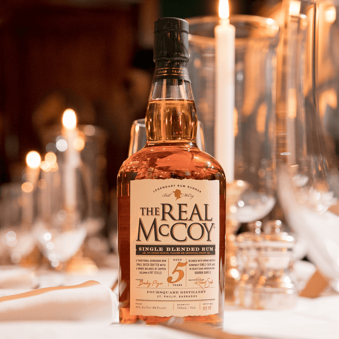 The Real McCoy 5 Year Premium Aged Rum at the Polo Bar - the best rum for a mai tai.