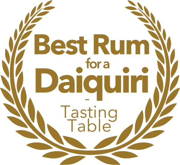 Accolade for The Real McCoy Rum "Best Rum for a Daiquiri" from Tasting Table