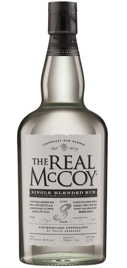 Image of The Real McCoy 3 Year Aged Premium Rum Bottle with Buy Button
